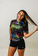 Load image into Gallery viewer, Neon Splatter Famous Crop
