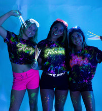 Load image into Gallery viewer, Neon Splatter Famous Crop
