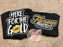 Load image into Gallery viewer, Famous Athletics - here for the gold Tee
