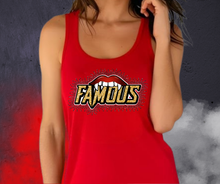 Load image into Gallery viewer, Rhinestone Famous Fang Logo tank
