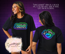 Load image into Gallery viewer, Famous Athletics Let's Glow- tee

