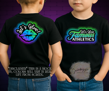 Load image into Gallery viewer, Famous Athletics Let's Glow- toddler tee
