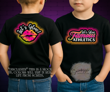 Load image into Gallery viewer, Famous Athletics Let's Glow- toddler tee
