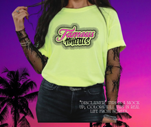 Load image into Gallery viewer, Famous Rhinestone- Neon Yellow Comfort
