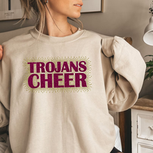 Load image into Gallery viewer, TROJANS CHEER LAYERED RHINESTONES
