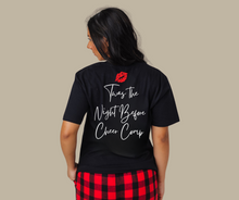 Load image into Gallery viewer, Famous Rhinestone "... night before comp tee"
